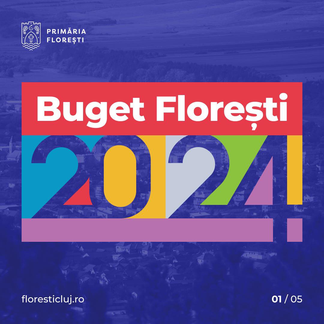 Primaria Floresti a anuntat bugetul pentru 2024: 220 milioane de lei (44 milioane euro)